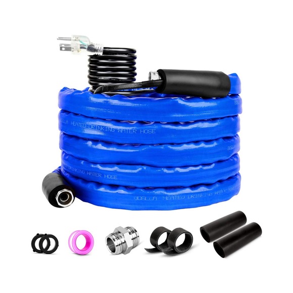NEW 25 FT Heated Water Hose Withstand Down to -40℉ Lead &  BPA Free - Picture 2 of 14
